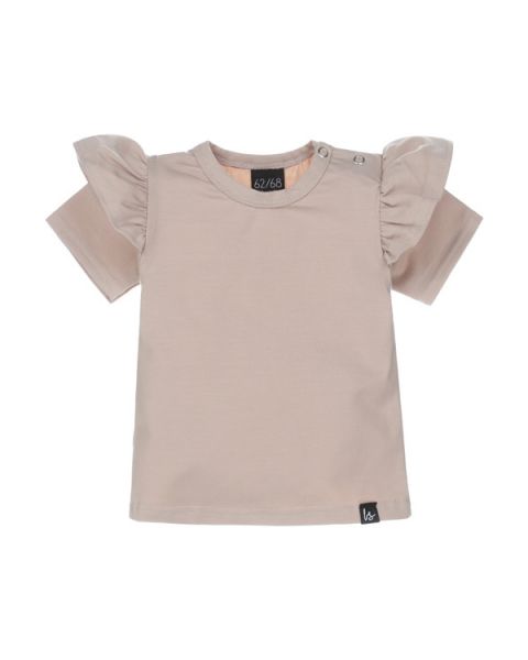 Ruffle t-shirt (sand)