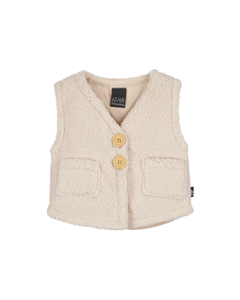Teddy bodywarmer (sand)